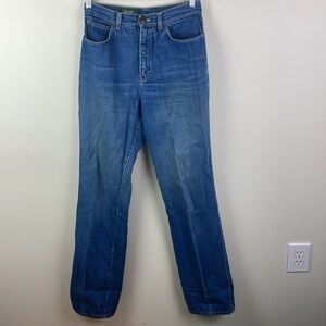 Izod Lacoste for Her Vintage Straight Leg Blue Jeans 34" Inseam
